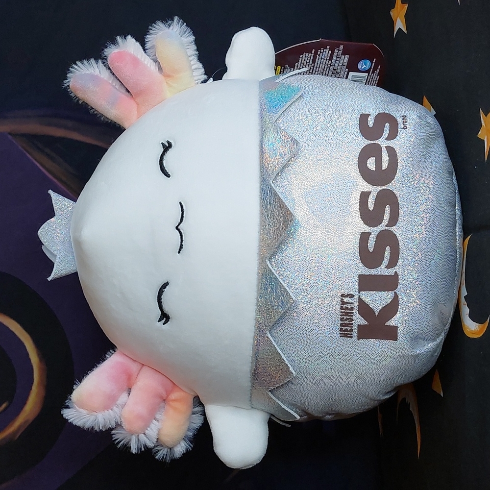 Squishmallow Nattie Axolotl Hershey Kiss 8 inch Halloween Plush Toy NWT